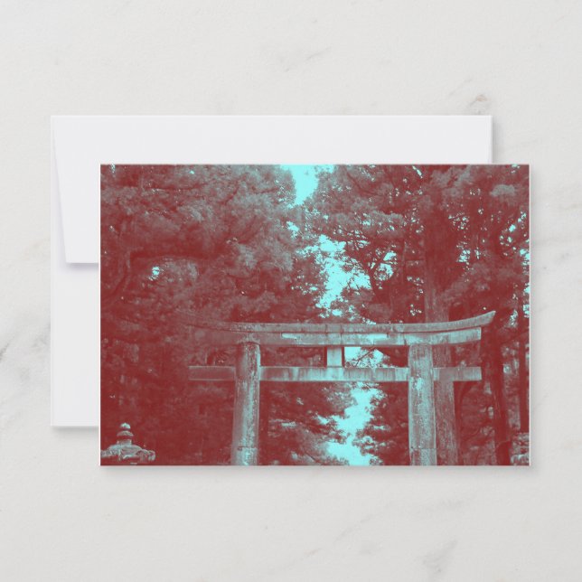 Gate die leidt naar Temple (Voorkant)