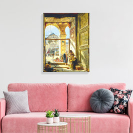 Gate Great Umayyad Mosque Damascus | Bauernfeind | Canvas Afdruk