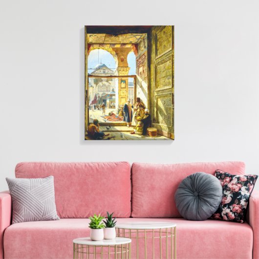 Gate Great Umayyad Mosque Damascus | Bauernfeind | Canvas Afdruk (Insitu (Woonkamer))