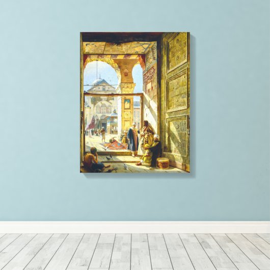 Gate Great Umayyad Mosque Damascus | Bauernfeind | Canvas Afdruk (Insitu (Houten vloer))