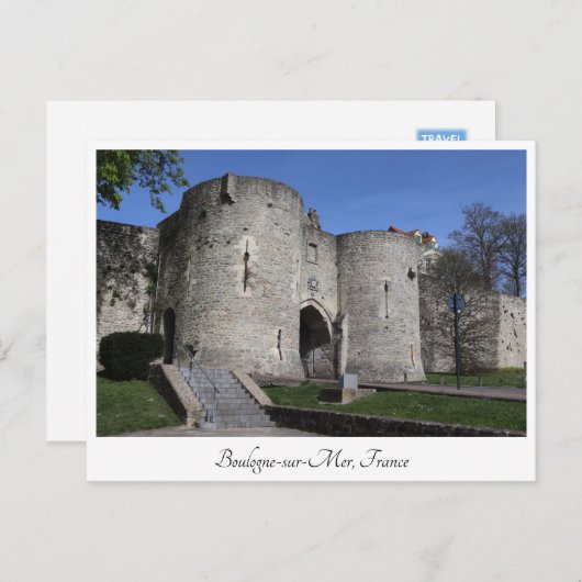 Gate house, Boulogne-sur-Mer, Frankrijk Briefkaart (Voorkant / Achterkant)