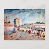 Gate in Parijs Ramparts, door Vincent van Gogh Briefkaart (Voorkant)