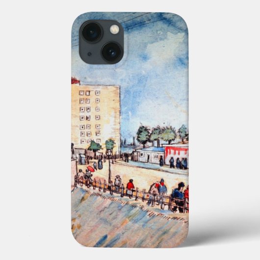 Gate in Parijs Ramparts, door Vincent van Gogh Case-Mate iPhone Case (Achterkant)
