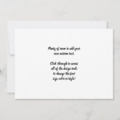 Gate in Parijs Ramparts, door Vincent van Gogh Kaart (Achterkant)