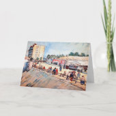 Gate in Parijs Ramparts, door Vincent van Gogh Kaart (Voorkant)