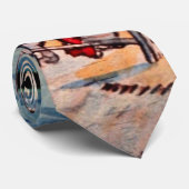 Gate in Parijs Ramparts, door Vincent van Gogh Stropdas (Opgerold)