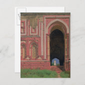 Gate Near Kutub-Minar, Old Delhi, 1875 Briefkaart (Voorkant / Achterkant)