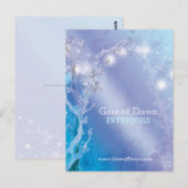 Gate of Dawn Trees Zakelijke Marketing Briefkaart (Voorkant / Achterkant)