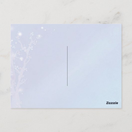 Gate of Dawn Trees Zakelijke Marketing Briefkaart (Achterkant)