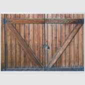 Gate Rustic Wood - 20x30 loskoppeling Tissuepapier (Voorkant)