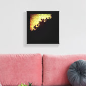 Gate Shadow Canvas Afdruk (Insitu (Woonkamer))