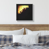 Gate Shadow Canvas Afdruk (Insitu (Slaapkamer))