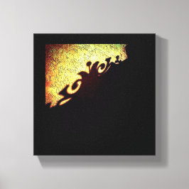 Gate Shadow Canvas Afdruk