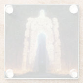 Gate to Eternity Fantasy Sci-Fi Art Glazen Onderzetter (Achterkant)