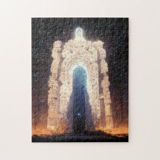 Gate to Eternity Fantasy Sci-Fi Art Legpuzzel (Verticaal)