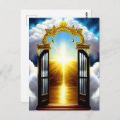 Gate to Heaven Christelijk Art Briefkaart (Voorkant / Achterkant)