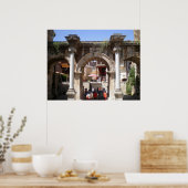 Gate van de Romeinse keizer Hadrian Poster (Keuken)