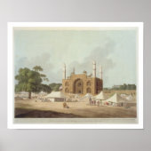 Gate van de Tomb van de keizer Akbar (1542-1605); Poster (Voorkant)