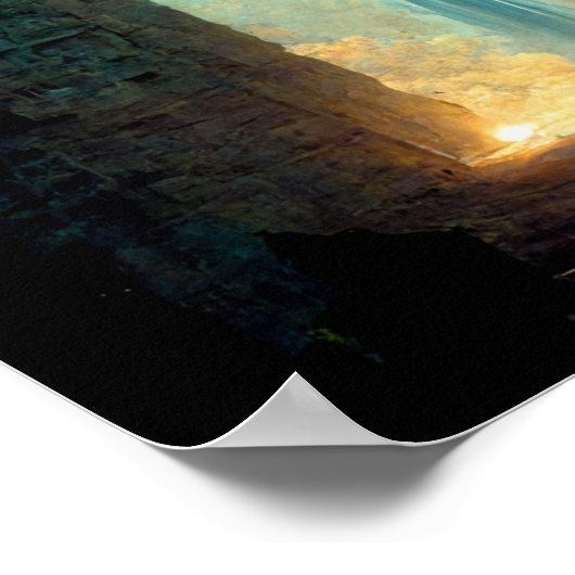 Gate van het Poster van de Kunst van Gods Fantasy  (Hoek)