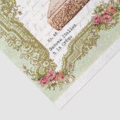 Gâteaux à la Crème French Cream Cake Decoupage Tissuepapier (Detail)
