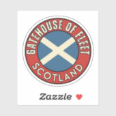 Gatehouse of Fleet, Scotland Sticker (Vel)