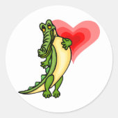 Gater Love Ronde Sticker (Voorkant)