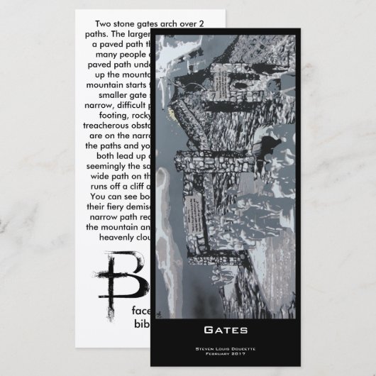 "Gates"-Bladwijzer (Voorkant / Achterkant)