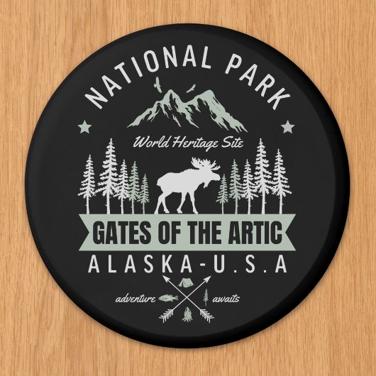 Gates of the Arctic – Moose and Forest Alask Magneet