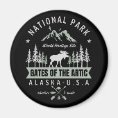 Gates of the Arctic – Moose and Forest Alask Magneet (Voorkant)