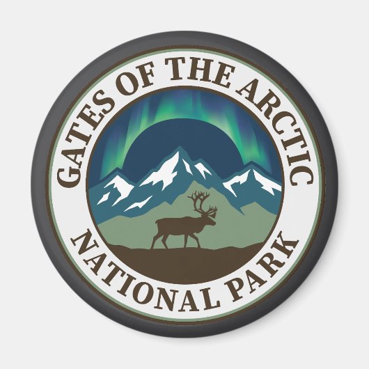 Gates of the Arctic Nationaal Park Magneet (Voorkant)