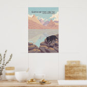 Gates of the Arctic National Park Reisposter Poster (Keuken)