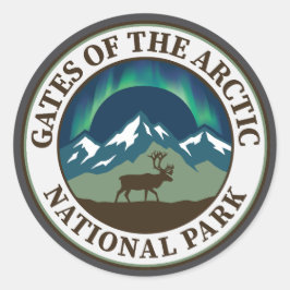 Gates of the Arctic National Park Ronde Sticker