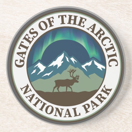 Gates of the Arctic National Park Zandsteen Onderzetter (Voorkant)