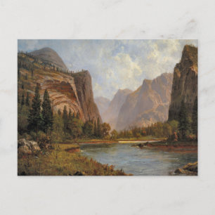 Gates of the Yosemite door Albert Bierstadt Briefkaart