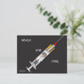 Gates Vaccineert het briefkaart van de planeet (Staand voorkant)