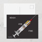 Gates Vaccineert het briefkaart van de planeet (Voorkant / Achterkant)