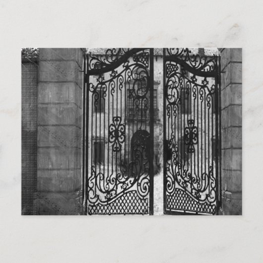 Gates Windows Bridge Artistieke Return + Gift Give Briefkaart (Voorkant)