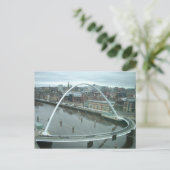 Gateshead Millennium Bridge Briefkaart (Staand voorkant)