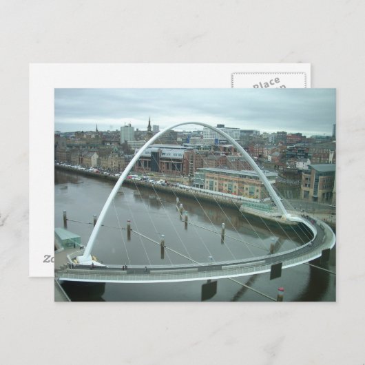 Gateshead Millennium Bridge Briefkaart (Voorkant / Achterkant)
