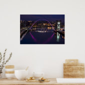 Gateshead Millennium Bridge Poster (Keuken)