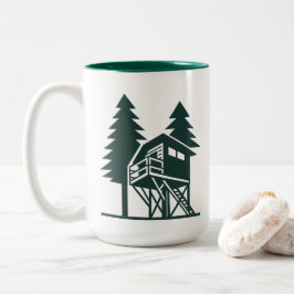 Gatesman Treehouse koffiemok Tweekleurige Koffiemok