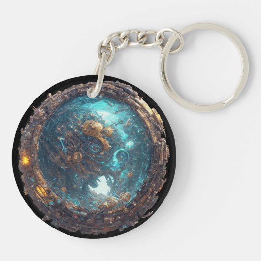 Gateway aan een andere Universe Sleutelhanger (Achterkant)