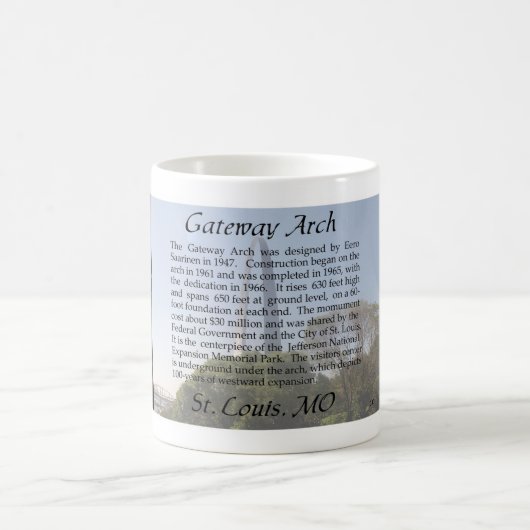 Gateway Arch 3 afbeelding mok (Center)