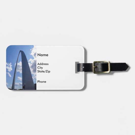 Gateway Arch Bagagelabel (Voorkant horizontaal)