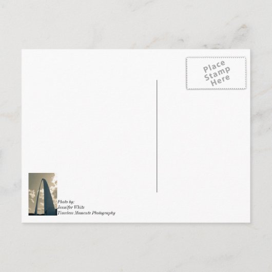 Gateway Arch Briefkaart (Achterkant)