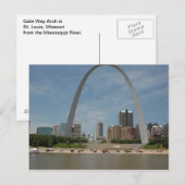 Gateway Arch Briefkaart (Voorkant / Achterkant)