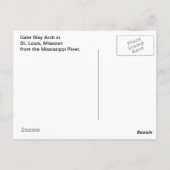 Gateway Arch Briefkaart (Achterkant)