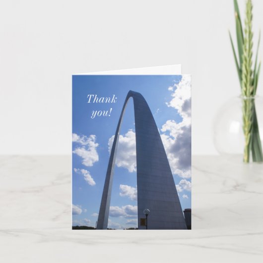 Gateway Arch Dank u Kaart (Voorkant)