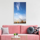 Gateway Arch en downtown St. Louis Canvas Afdruk (Insitu (Woonkamer))