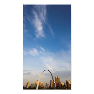 Gateway Arch en downtown St. Louis Foto Afdruk
